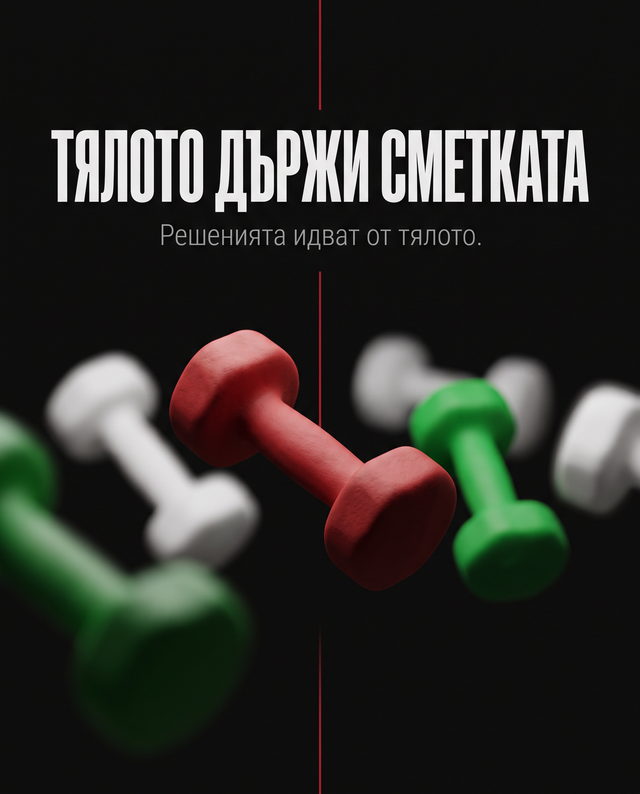 Тялото държи сметката